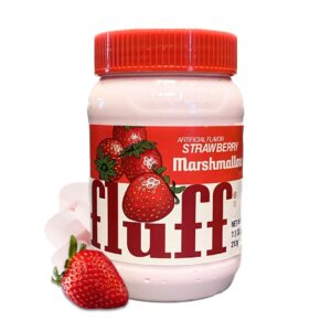 Fluff Strawberry Flavored Marshmallow Spread 7.5oz 6ct